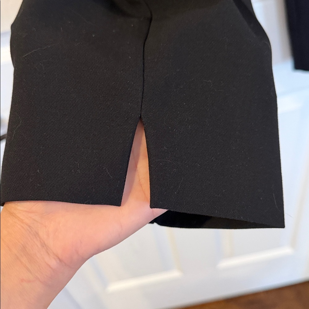 Favorite Daughter Black Cigarette Pleated Dress Pants - Picture 3 of 5